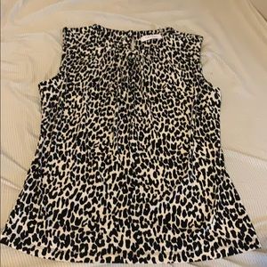 Leopard print Calvin Klein blouse